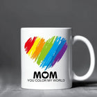Mom you color my world mug customer review image
