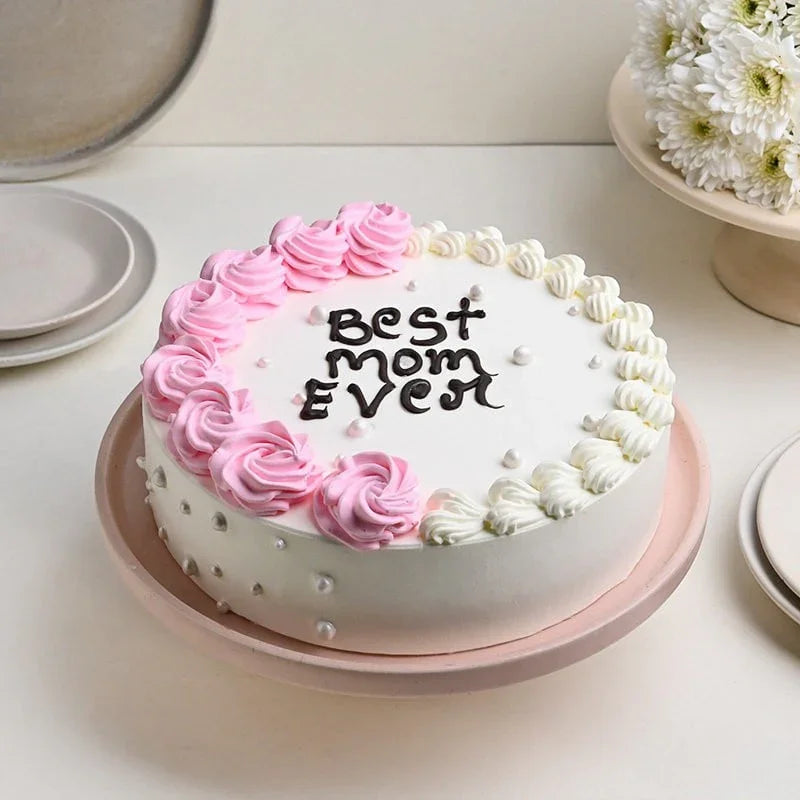 Floral Best Mom Ever Cake
