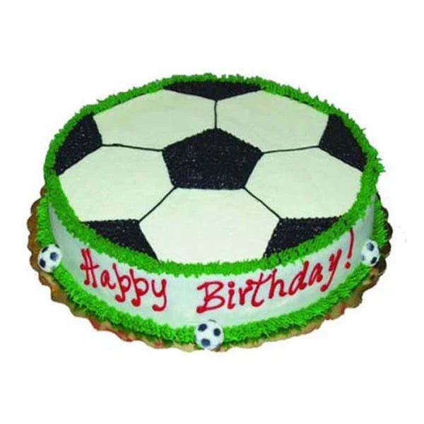 2 kg Football cream cake