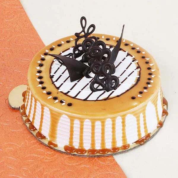 Trendy Delicious Caramel Sweet Cake