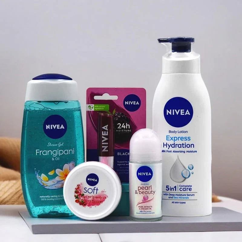 Nivea Body and Bath Care Essential Combo