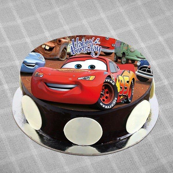 Splendid Chocolate Photo Cake