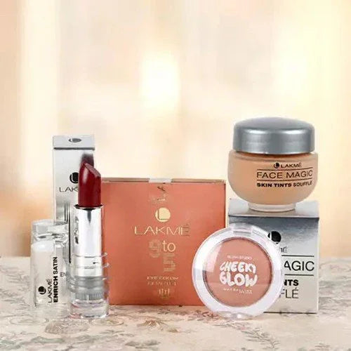 Lakme Makeup Essentials Hamper with Face Magic & Matte Lipstick