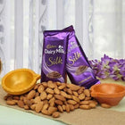 Cadbury Dairy Milk Silk Chocolates with Almonds & Decorative Diyas customer review image