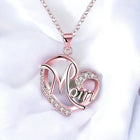 Rose Gold Plated Dual Heart Pendant for mom customer review image