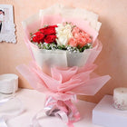 Red White And Pink Roses Bouquet customer review image