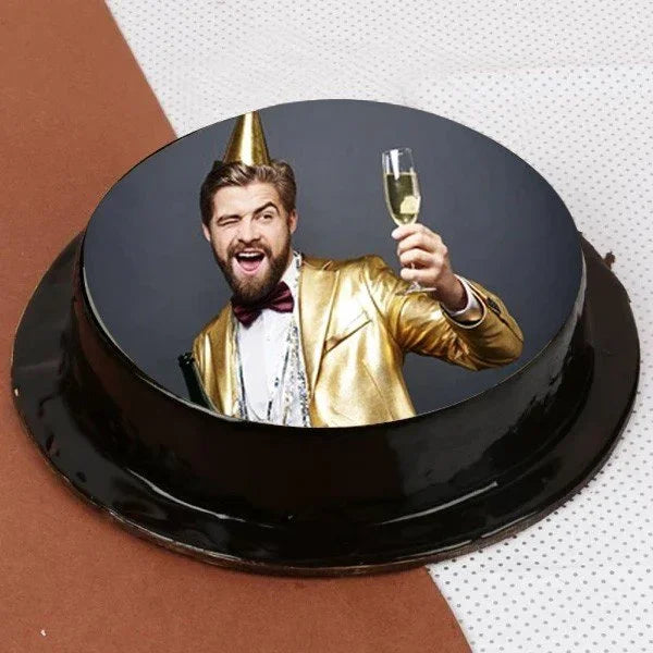 Surprise Him Photo  Cake