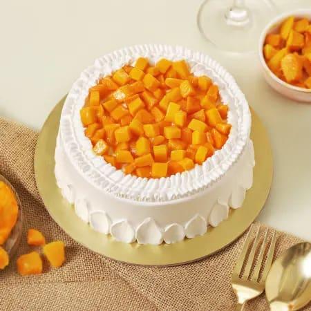 White Summer Mango Harvest Cake 
