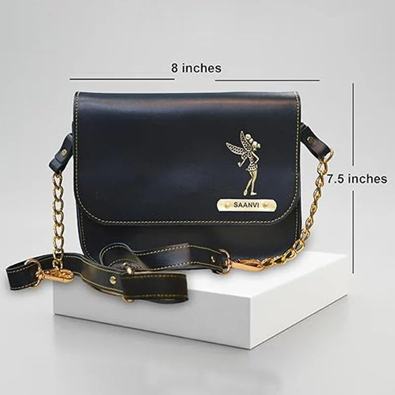 Personalized Fairy Charm Sling Bag with Cadbury Dairy Milk Chocolate Bouquet