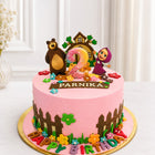 Personalized Kids Character Birthday Theme Cake customer review image