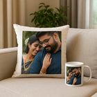 Personalized Photo Cushion & Mug Gift Combo customer review image