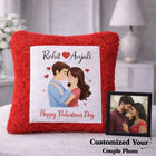 Personalized Valentine Love Cushion with Photo Frame & Name customer review image