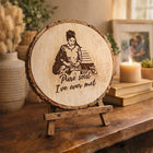 Personalized Wooden Photo Plaque – “Pure Soul I’ve Ever Met” Engraved Keepsake customer review image