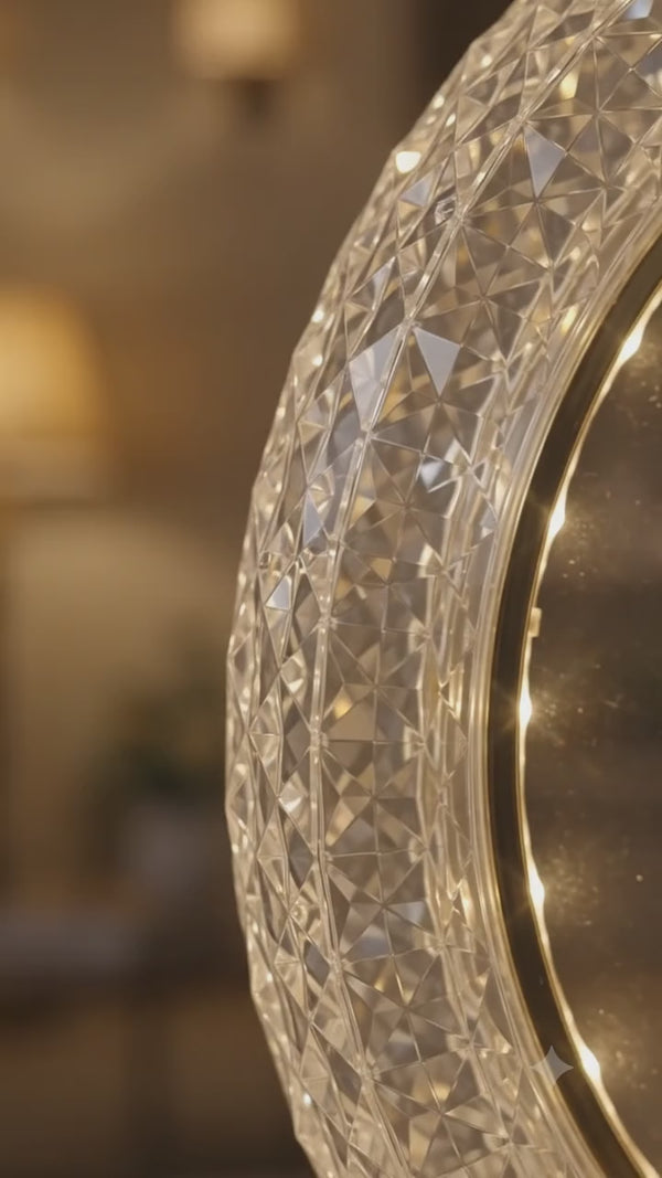 Led Crystal Light Photo Frame Lamp