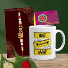 Best Brother Ever Yellow Printed Rakhi Set customer review image
