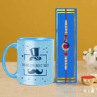 Wold Best Bro Blue Mug with Rakhi Combo Set customer review image