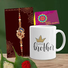 Crown Printed Super Brother mug with rakhi customer review image