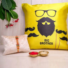 Designer Rakhi with  Cushion Set customer review image