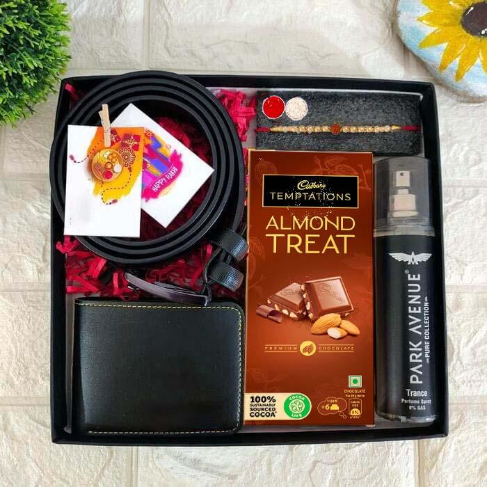 Rakhi Combo Gift Hamper for Brother