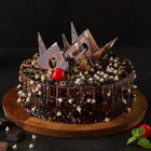 Chocolate Round Cream Cake with Choco Chips Half Kg customer review image