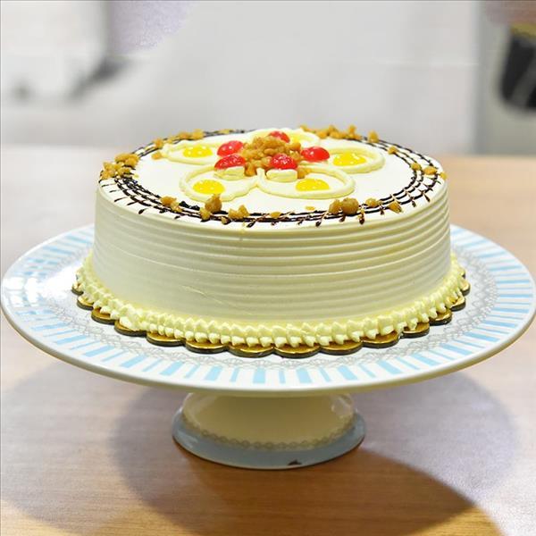 Butterscotch Cream Cake Half Kg - Cake Delivery in Kalyani