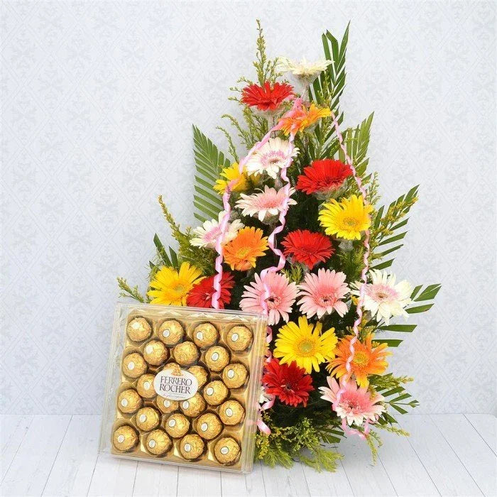 Gerberas Choco Surprise