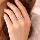 Elegant Rose Gold Adjustable Heart Ring for Women customer review image