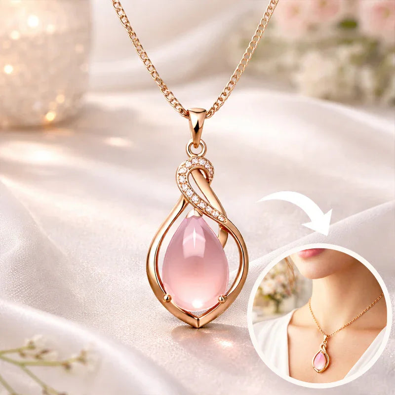 Rose Gold Crystal Stylish Pendant