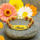 Rudraksh Customize Name Rakhi customer review image