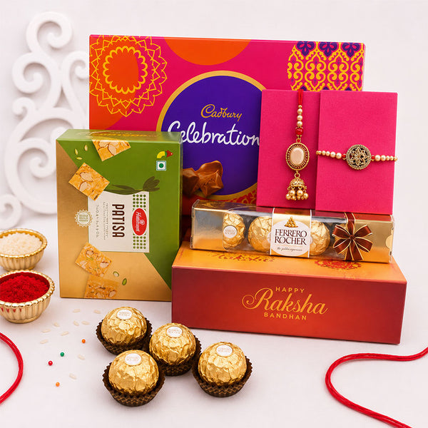 Lumba Rakhi Set With Signature Box