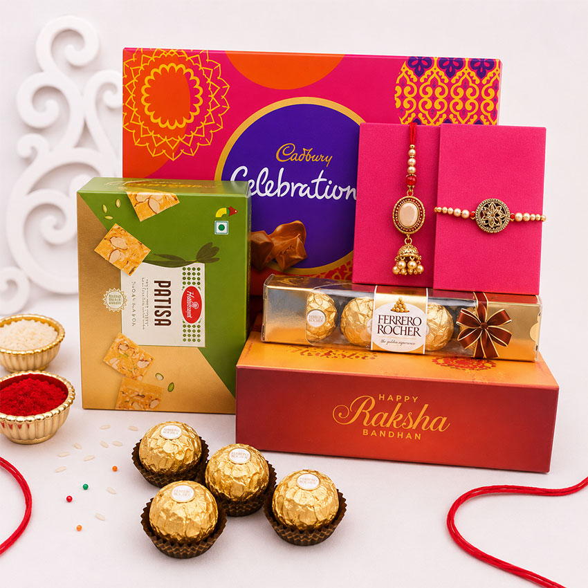 Lumba Rakhi Set With Signature Box