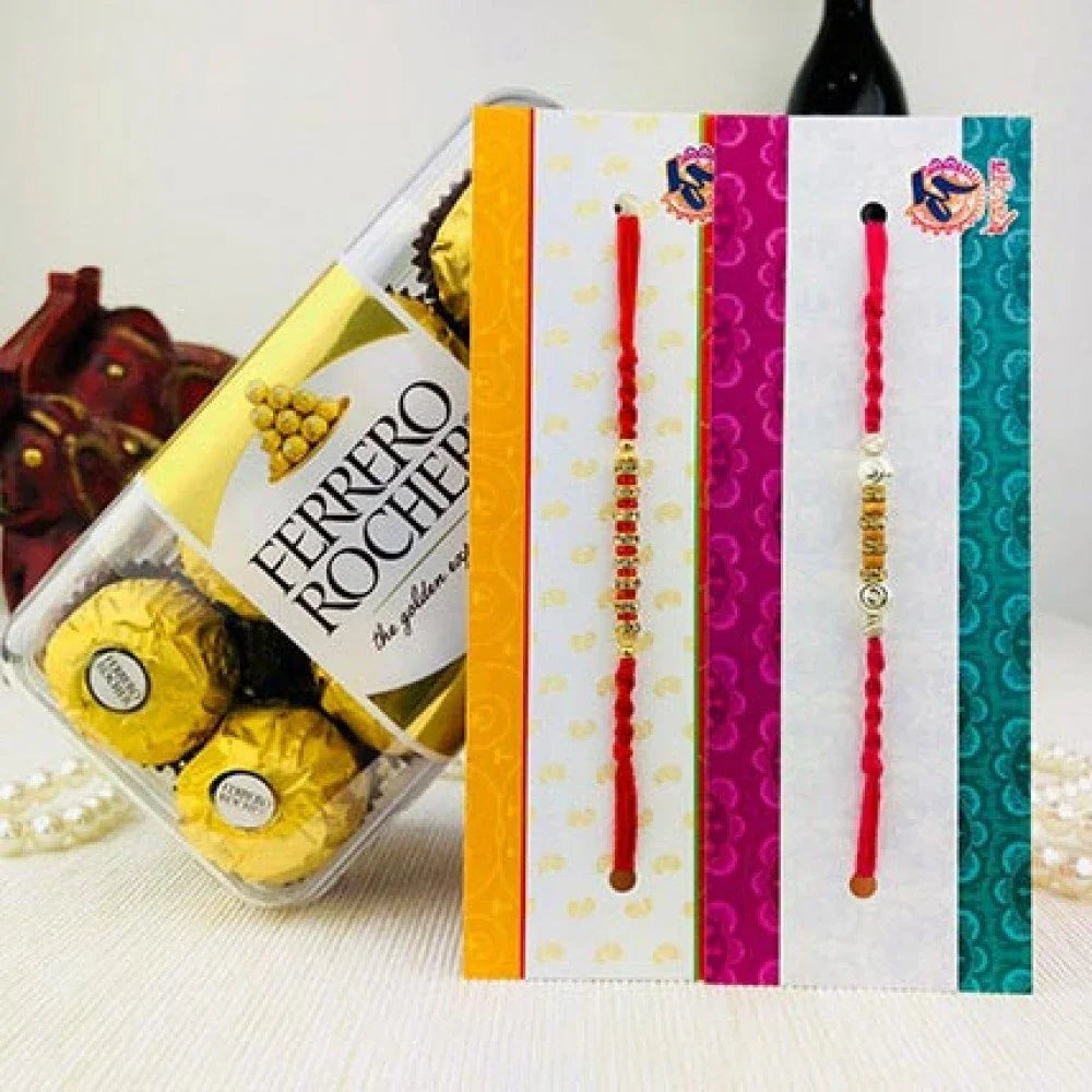 Rakhi set with Farrero Rochar