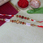 Beaded Rudraksha Rakhi customer review image