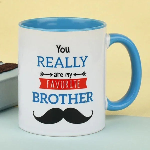 Favorite Brother Printed Ceramic Coffee Mug