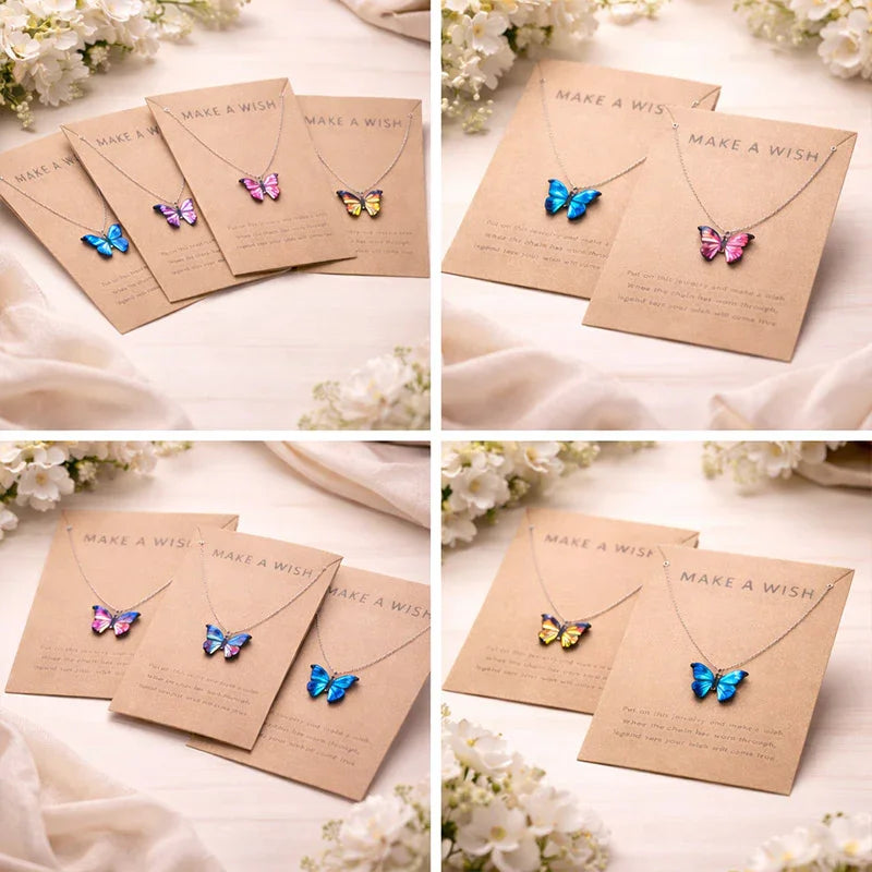 Stylish Butterfly Necklace Set for Women & Girls