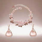 Stylish Rose gold plated crystal bracelet for women and girls customer review image