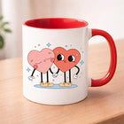Sweetheart Duo Love Mug – Cute Heart Couple Coffee Cup customer review image