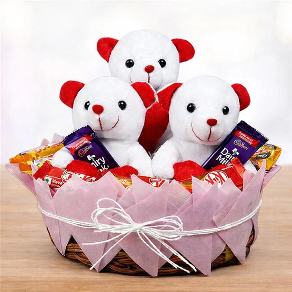 Teddy Basket of Surprise