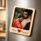 Timeless Wood Polaroid Photo Magnet customer review image