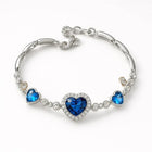 True Love Heart Austrian Crystal Bracelet for Women and Girls customer review image