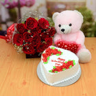 Valentine Cake, Roses & Teddy customer review image
