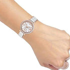 Designer White N Gold Diamond Watch for Women customer review image