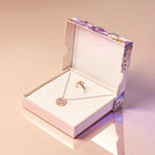 Anti-Tarnish Magnetic Clover Necklace & Promise Hug Ring Set customer review image
