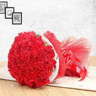 Red Carnation Flower Bouquet customer review image