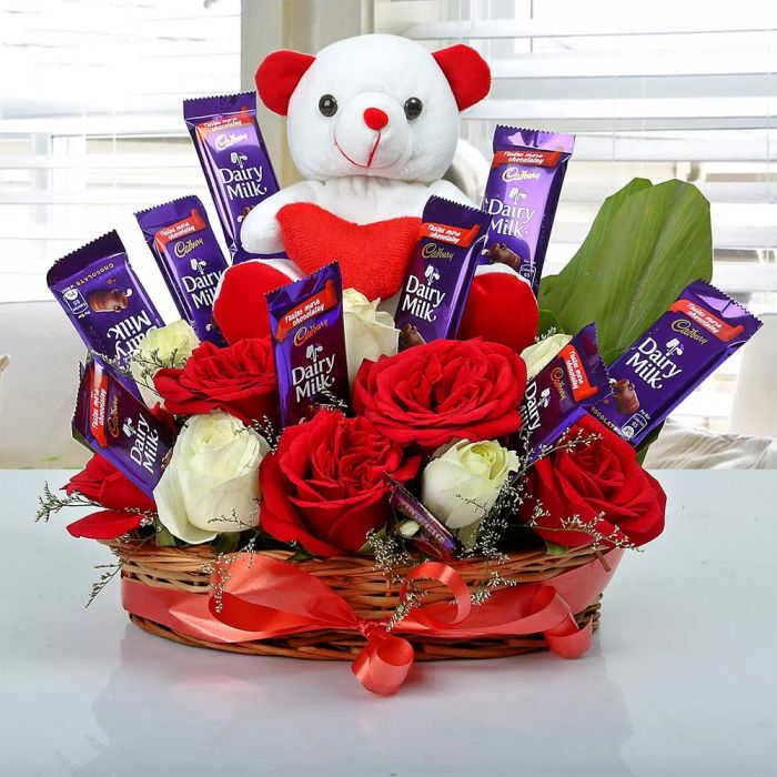 Special arrangement with chocolates