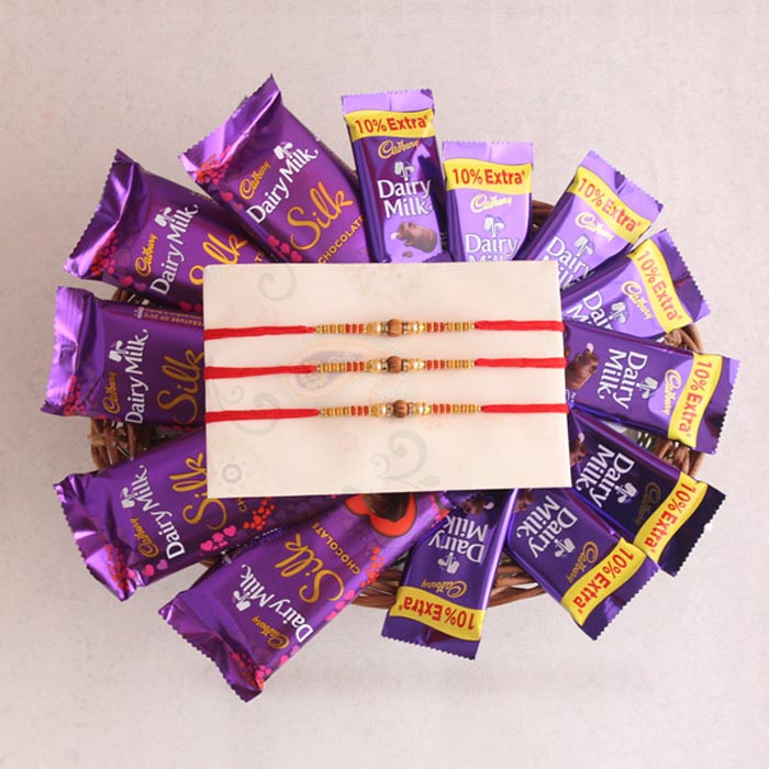 Rakhi With Chocolates Online Delivery
