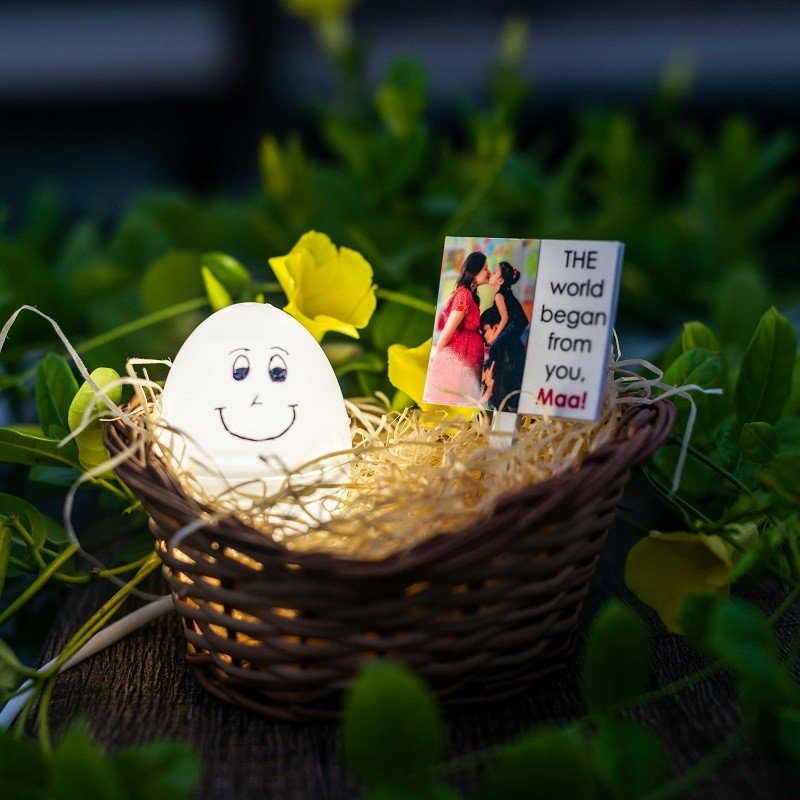 Nest of Life – Personalized Egg Lamp