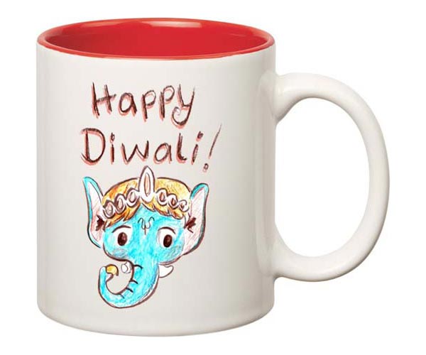 Happy Diwali Ganesha  Mug 