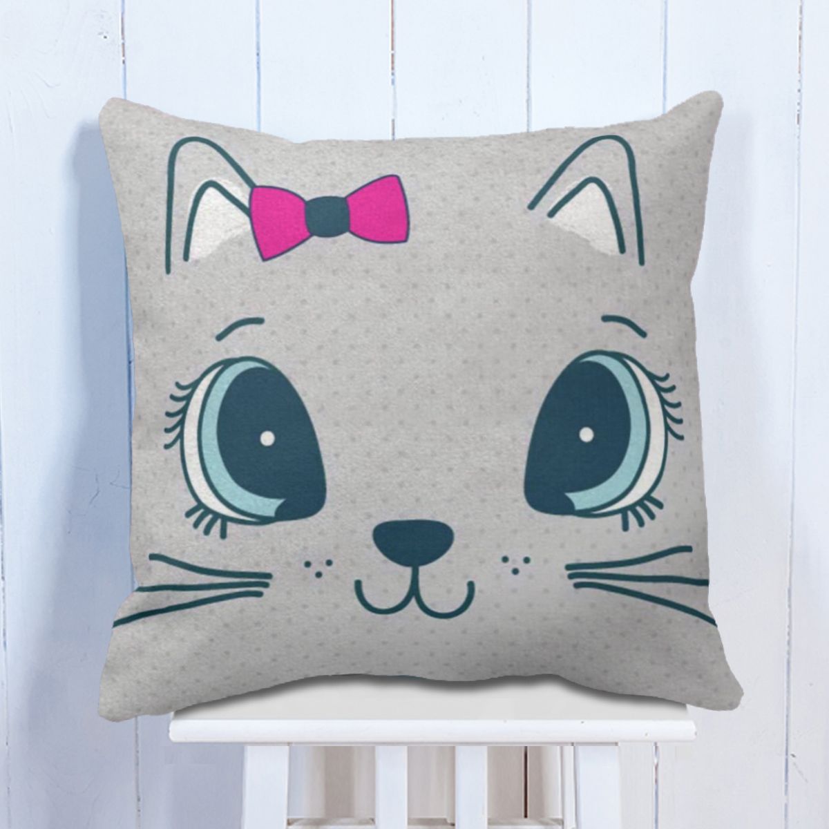 Cat Face Cushion