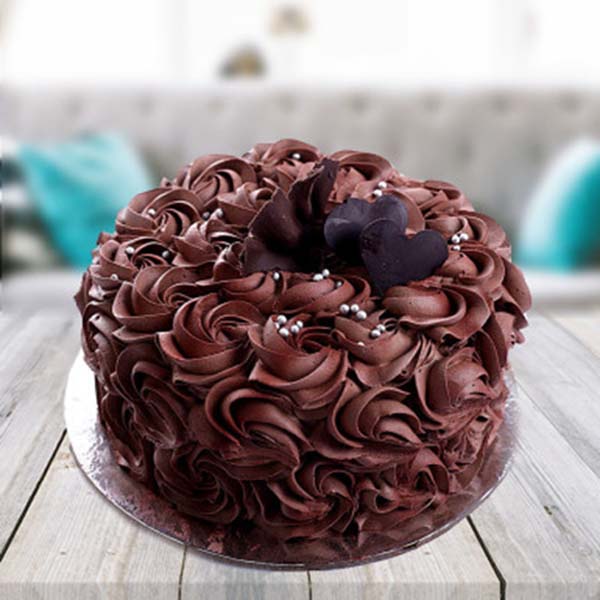 1 kg Chocolate Rose Cake